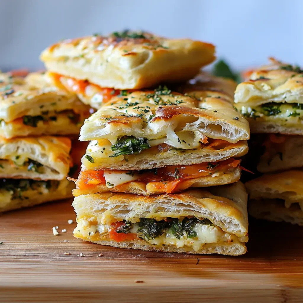 Mini Focaccia Italian Sandwiches