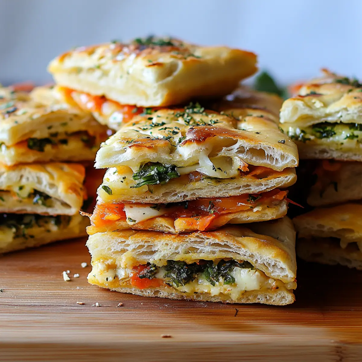 Mini Focaccia Italian Sandwiches